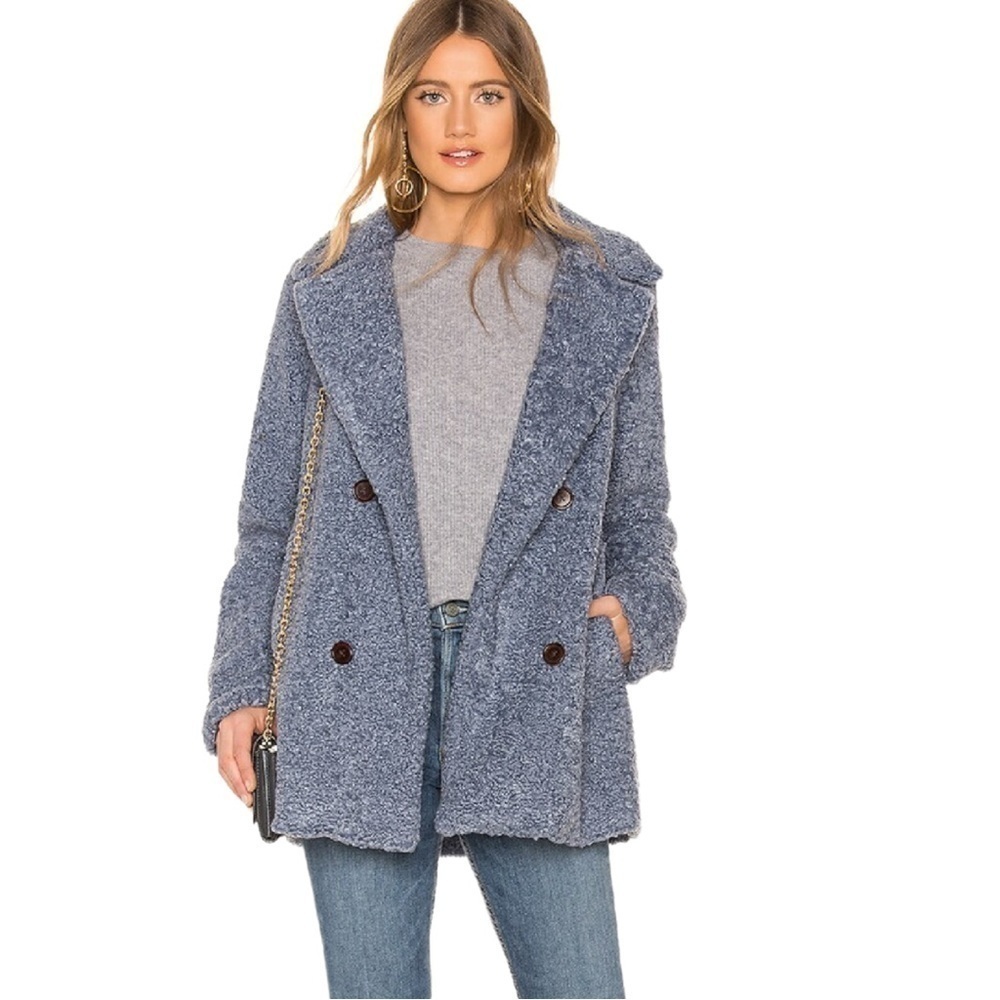 Capulet Gianna Shearling Faux Fur Coat Size Large